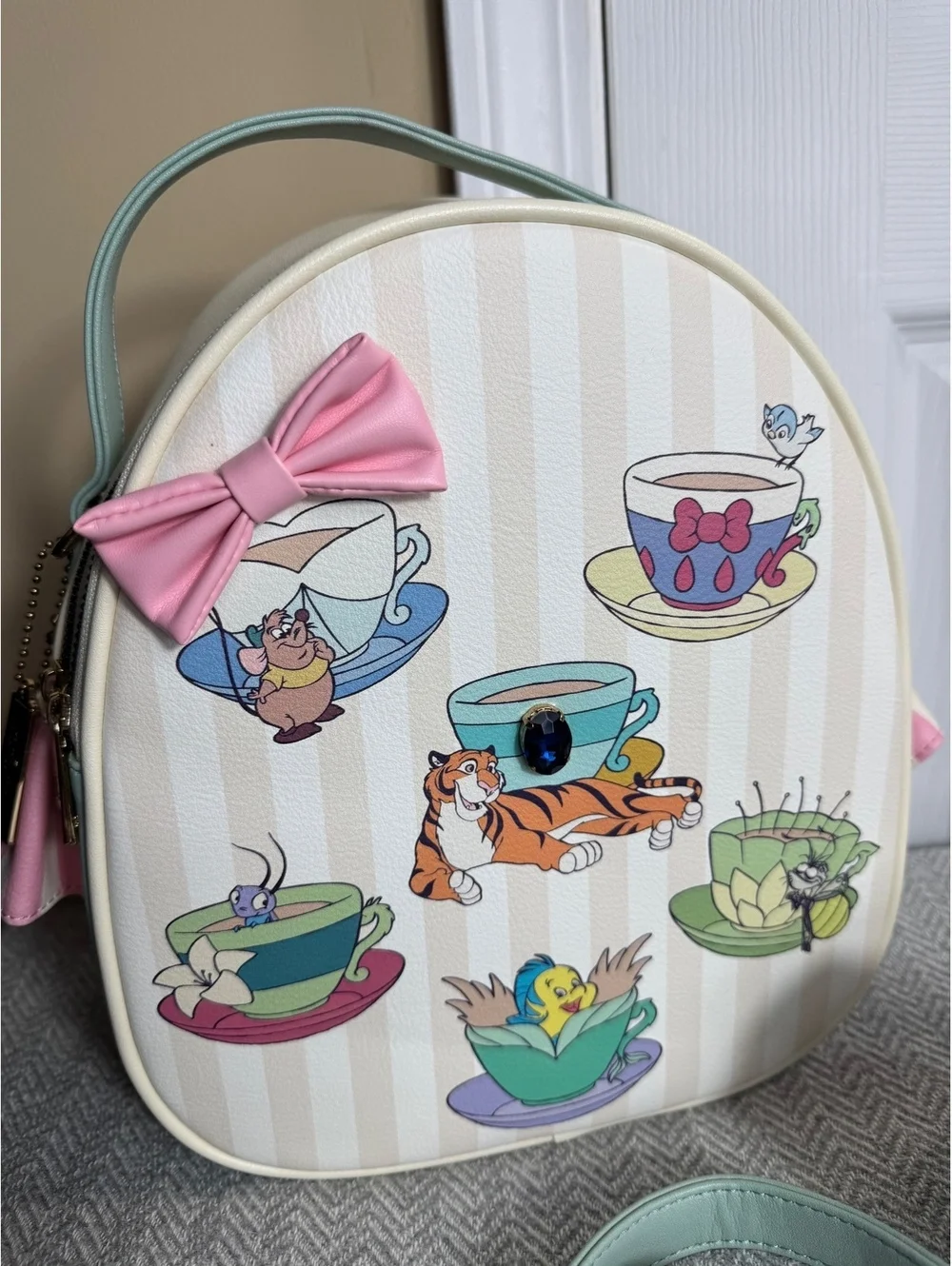 Bioworld Disney Tea Time Mini Backpack and Wallet Set